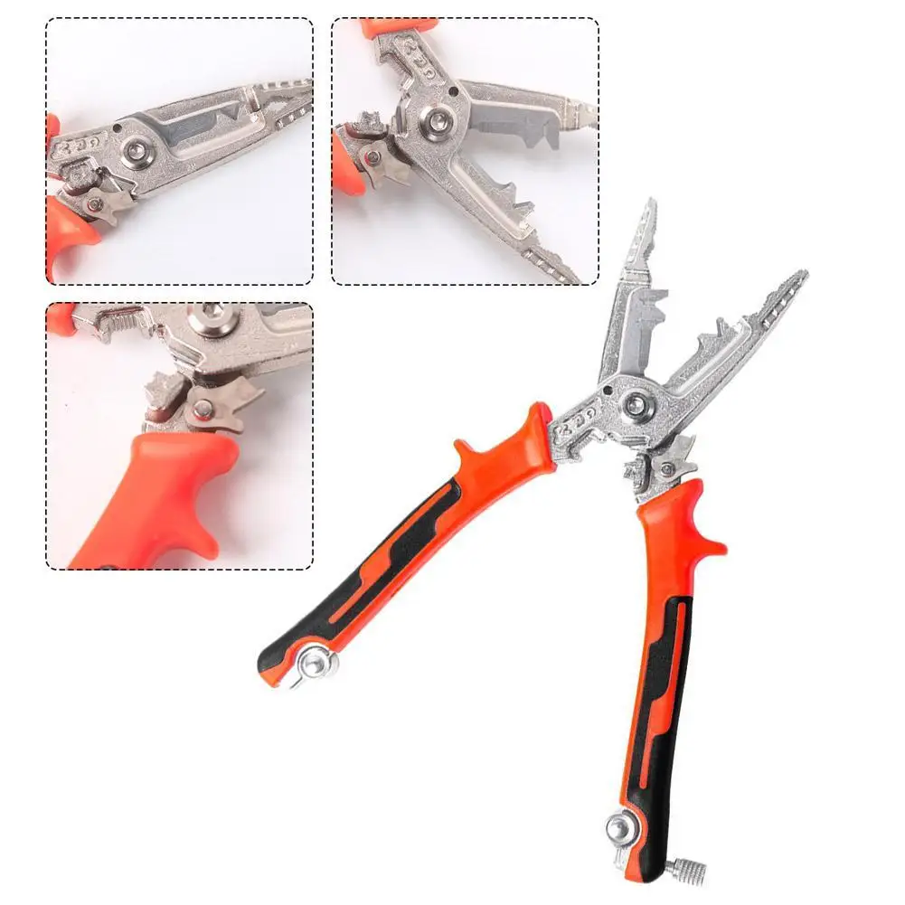 

10 in 1 hand tool Multifunct Wire Stripper Heavy Duty Universal Pliers Wire Stripper Cable Cutter Terminal Crimping Hand Tools