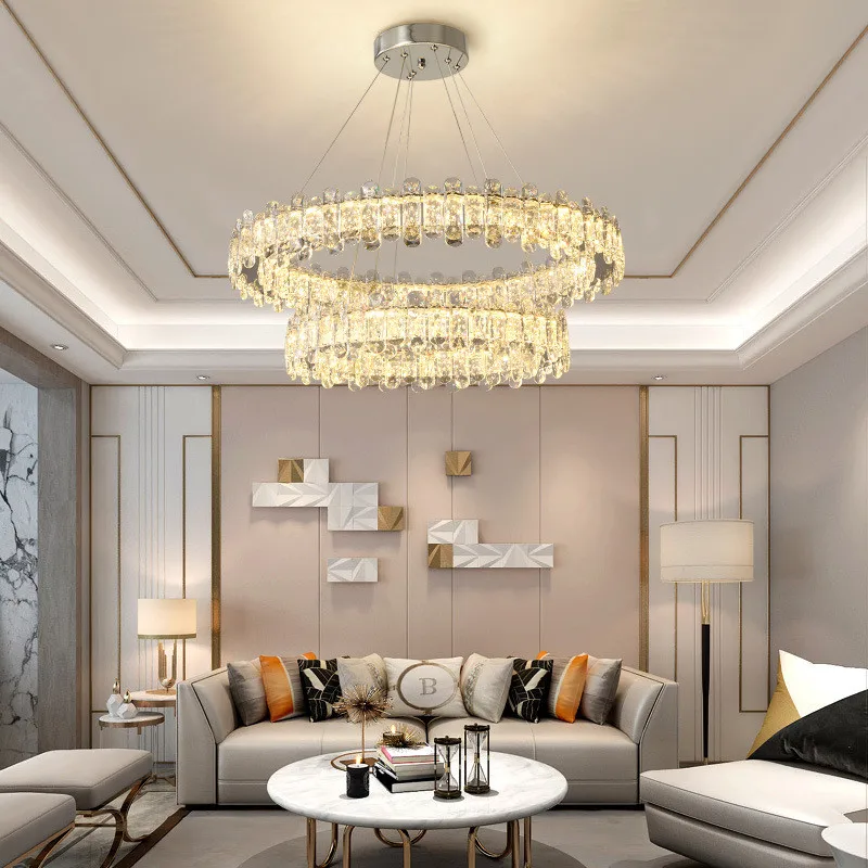 2023 ModernSimple Light Luxury Crystal Chandelier Round Metal Home Decoration Led Lights Hanging Lamps In Living Room Bedroom
2023 ModernSimple Light Luxury Crystal Chandelier Round Metal Home Decoration Led Lights Hanging Lamps In Living Room Bedroom