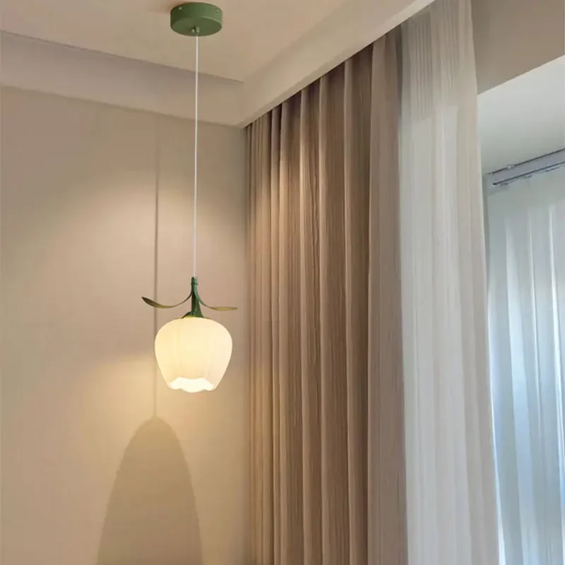 Modern LED Glass Flower Pendant Lamp Cream Style Living Room Bedroom Bedside Ceiling Chandelier Home Decorative Lighting Fixture
Modern LED Glass Flower Pendant Lamp Cream Style Living Room Bedroom Bedside Ceiling Chandelier Home Decorative Lighting Fixture