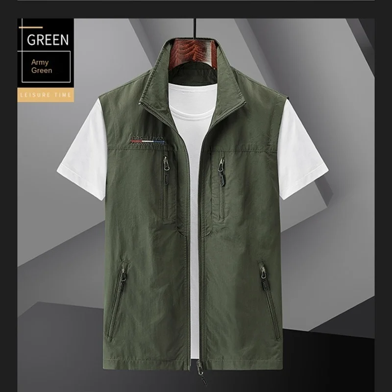 Tactical Military Vest Summer Mesh Men Denim Techwear Hunting Fishing Clothing Golf MAN Men's Free Shipping Work Overalls Coat 
Tactical Military Vest Summer Mesh Men Denim Techwear Hunting Fishing Clothing Golf MAN Men's Free Shipping Work Overalls Coat