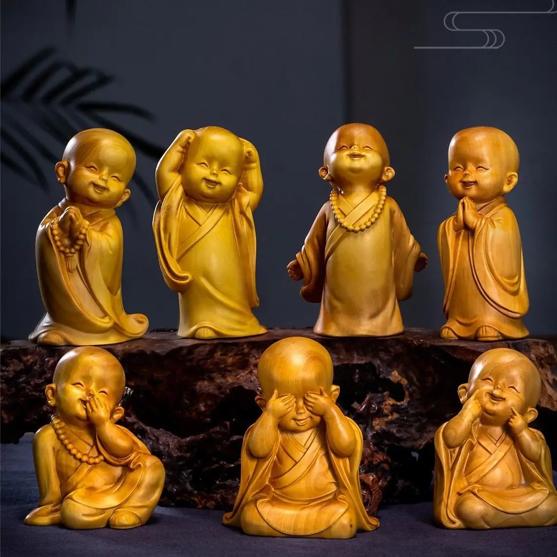 Резьба из самшита ручки, украшение для гостиной Sanbu Monk's, резьба ручной работы, украшение для автомобиля Zen с буддистскими иероглифами
Резьба из самшита ручки, украшение для гостиной Sanbu Monk's, резьба ручной работы, украшение для автомобиля Zen с буддистскими иероглифами
