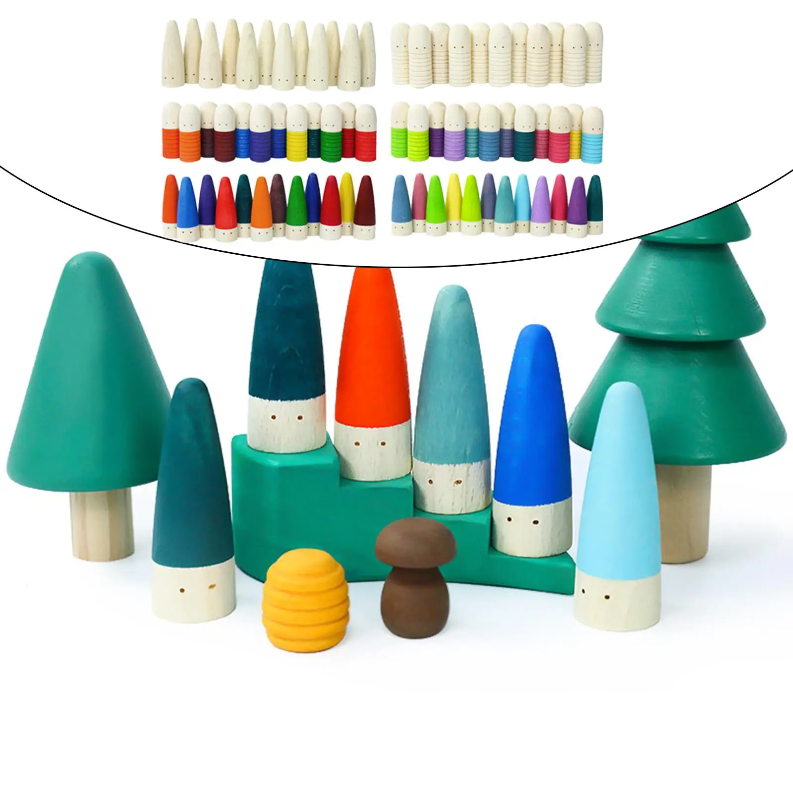 12Pcs Mini Wooden Doll Building Stacking Blocks Stacker Match Development Montessori Handcrafted Pretend Toy Gift
12Pcs Mini Wooden Doll Building Stacking Blocks Stacker Match Development Montessori Handcrafted Pretend Toy Gift