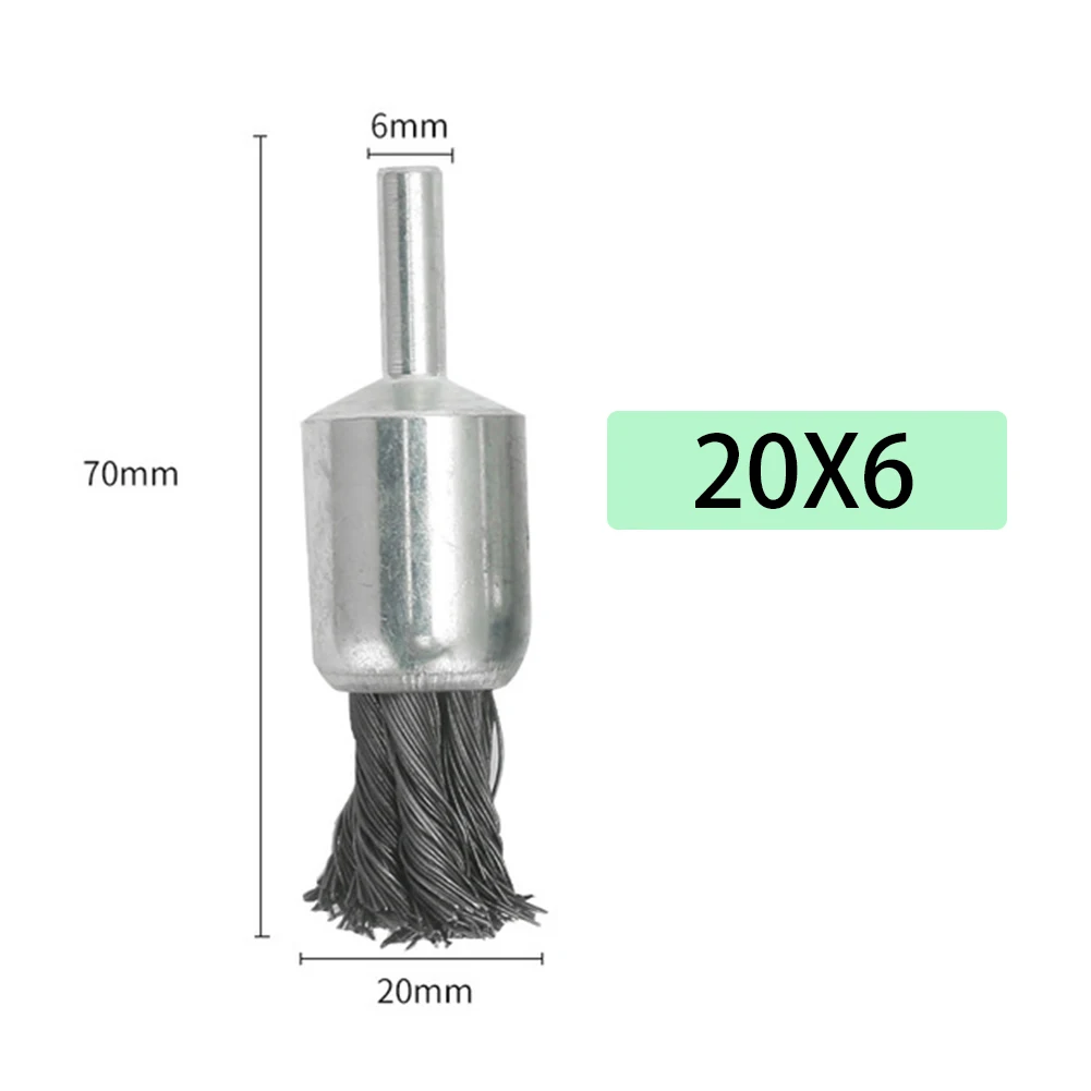 Wire Wheel Brush Rust Removal Tools 6mm Shank Iron Rust Removal Steel Wire For Polishing Derusting Degreasing Burr
Wire Wheel Brush Rust Removal Tools 6mm Shank Iron Rust Removal Steel Wire For Polishing Derusting Degreasing Burr