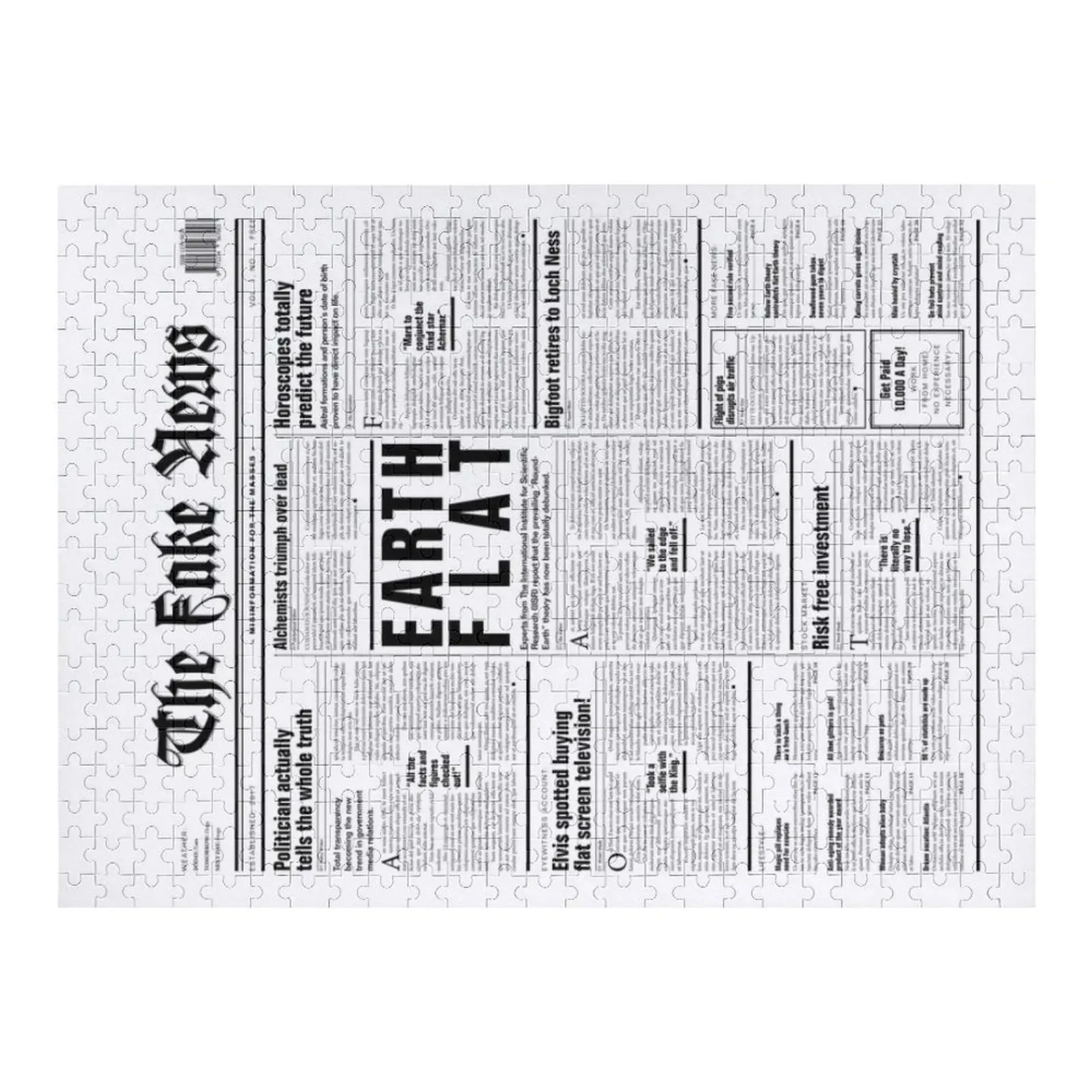 The Fake News Vol. 1, No. 1 Jigsaw Puzzle Wood Adults Christmas Gifts Custom With Photo Custom Gift Puzzle
The Fake News Vol. 1, No. 1 Jigsaw Puzzle Wood Adults Christmas Gifts Custom With Photo Custom Gift Puzzle