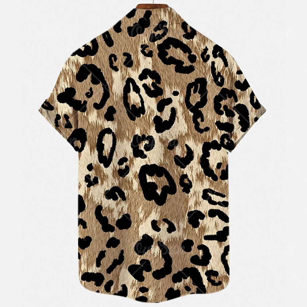 Tanio 2022 3d grafika z tygrysem koszule letnia moda męska sklep