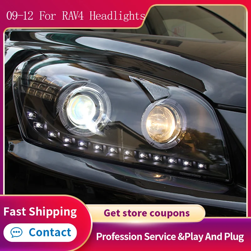 Head Lamp for Toyota RAV4 LED Headlight 2009-2012 Headlights RAV 4 DRL Turn Signal High Beam Angel Eye Projector Lens
Head Lamp for Toyota RAV4 LED Headlight 2009-2012 Headlights RAV 4 DRL Turn Signal High Beam Angel Eye Projector Lens