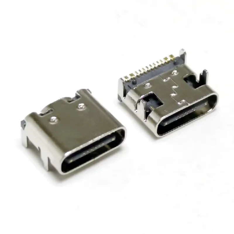

Micro USB-3.1 SMD 16P Type-c гнездовой разъем, Hd интерфейс передачи для смартфонов, штекер для зарядки