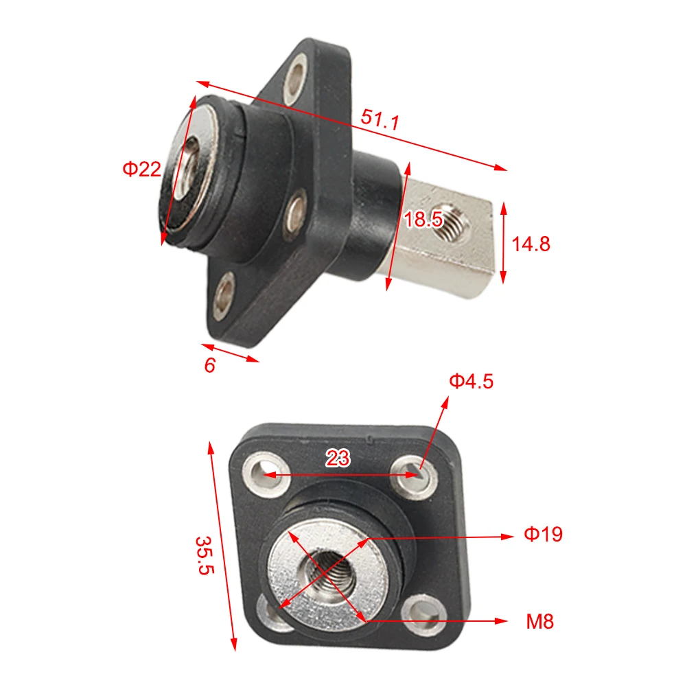 2pcs200A All-Copper Lithium Battery Energy Storage Terminal Battery Connector Post High-current Electrical Equipment Parts
2pcs200A All-Copper Lithium Battery Energy Storage Terminal Battery Connector Post High-current Electrical Equipment Parts