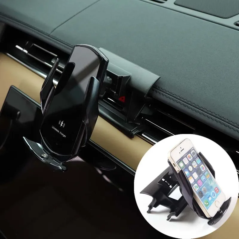 For Land Rover Range Rover Vogue 2023 ABS Black Car GPS Navigation Mobile Phone Holder Wireless Charging Mobile Phone Holder
For Land Rover Range Rover Vogue 2023 ABS Black Car GPS Navigation Mobile Phone Holder Wireless Charging Mobile Phone Holder