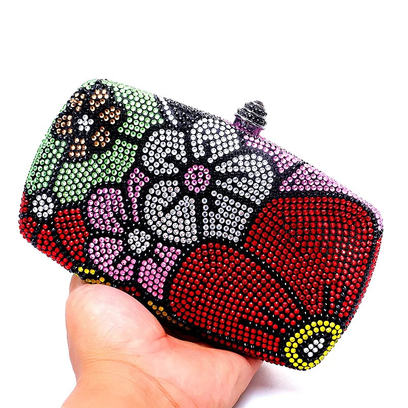 Diamond Flower Evening Bag For Women Crystal Wedding Purses Floral Rhinestone Clutches Dinner Prom Bags Lady Shoulder Handbags
Diamond Flower Evening Bag For Women Crystal Wedding Purses Floral Rhinestone Clutches Dinner Prom Bags Lady Shoulder Handbags