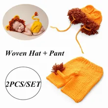 2pcs/Set SoftNewborn Baby Photography Props Cute Pattern Handmade Crochet Knit Lion Suit Pants Hat Set
2pcs/Set SoftNewborn Baby Photography Props Cute Pattern Handmade Crochet Knit Lion Suit Pants Hat Set