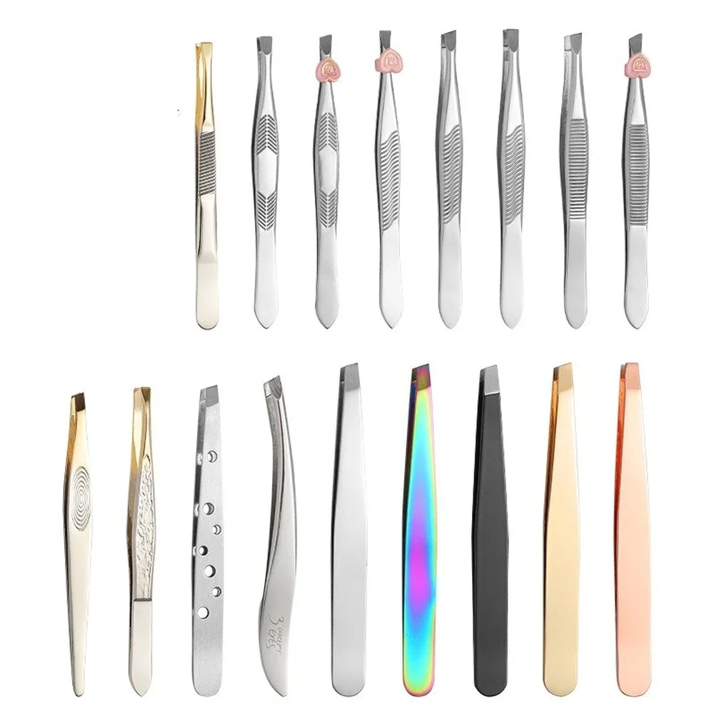 Eyebrow Tweezer Stainless Steel Beauty Clip Slant Tip Flat Tip Eyebrow Tweezer Clip for Eyebrow Trimming Face Hair Removal Tools
Eyebrow Tweezer Stainless Steel Beauty Clip Slant Tip Flat Tip Eyebrow Tweezer Clip for Eyebrow Trimming Face Hair Removal Tools