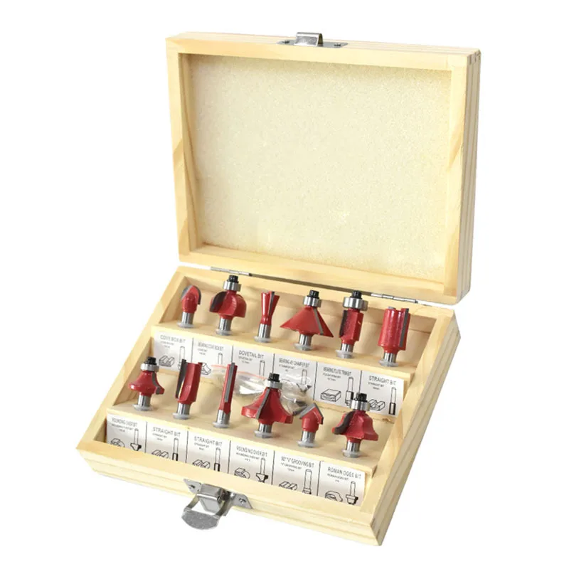 12PCS 6/6.35mm For Woodworking Milling Cutter Wood Trimming Engraving Machine Tool Carbide Machine Milling Cutter Hand Tools
12PCS 6/6.35mm For Woodworking Milling Cutter Wood Trimming Engraving Machine Tool Carbide Machine Milling Cutter Hand Tools
