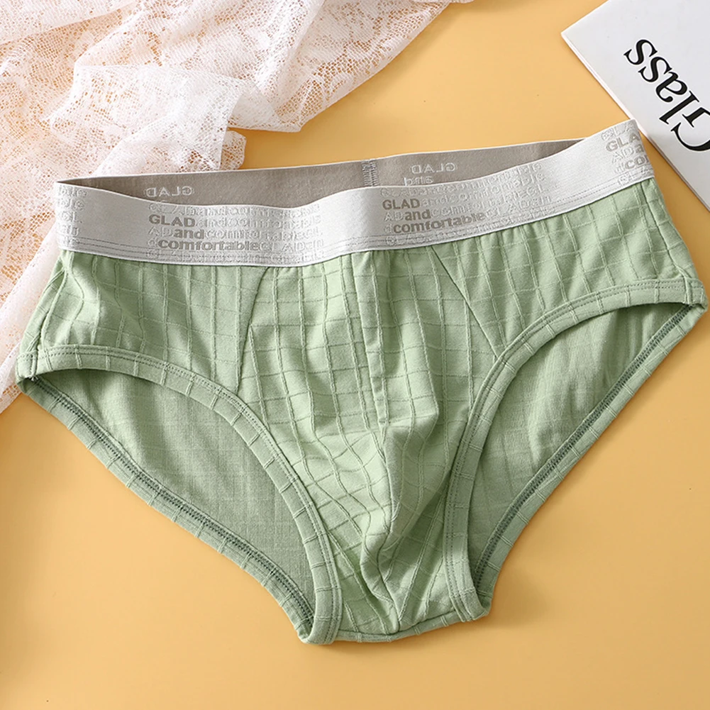 Mens Sexy Plaid Underwear Oversized Loose Cotton Briefs Breathable Underpants Skin Friendly Soft Scrotum Panties Youth G-string
Mens Sexy Plaid Underwear Oversized Loose Cotton Briefs Breathable Underpants Skin Friendly Soft Scrotum Panties Youth G-string
