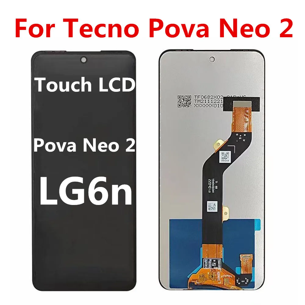 

Original 6.82'' For Tecno Pova Neo 2 LG6n LCD Display Touch Screen Replacement Digitizer Assembly For Pova Neo2 LG6n LCD