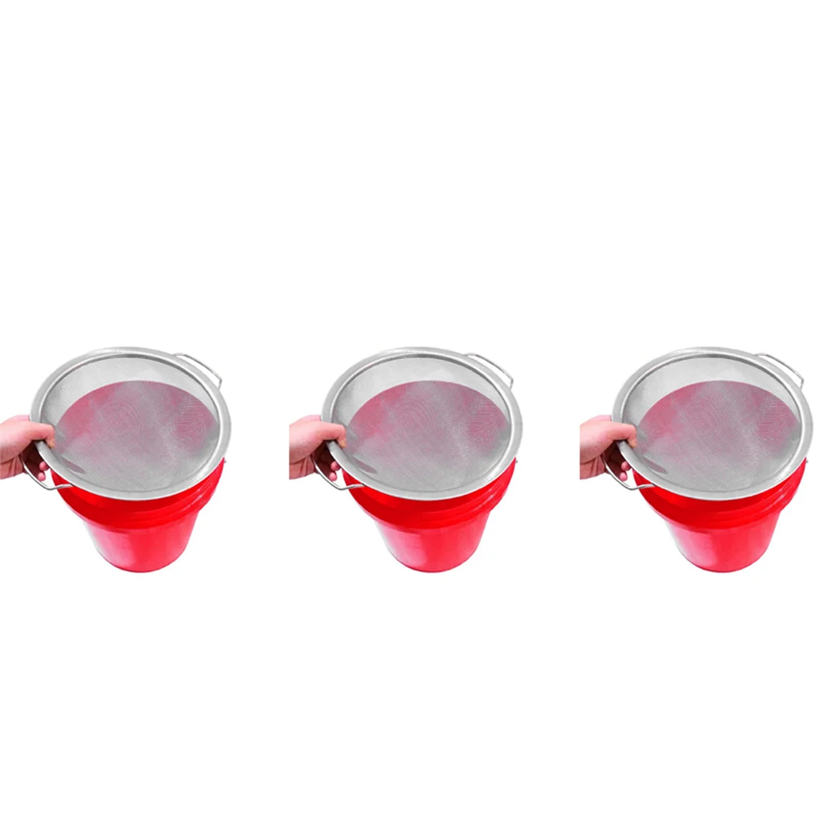 3X Paint Strainer Mesh Stainless Steel Paint Emulsion Honey Funnel Filter Cover Filter Tool Product 60-Mesh 11.4Inch
3X Paint Strainer Mesh Stainless Steel Paint Emulsion Honey Funnel Filter Cover Filter Tool Product 60-Mesh 11.4Inch