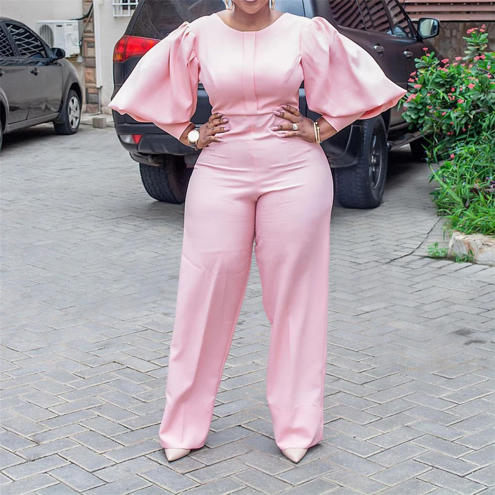 Women Jumpsuit Long Sleeve High Waist Slim Fit Ladies Overalls Solid African Elegant Classy Big Size One Piece Rompers Autumn
Women Jumpsuit Long Sleeve High Waist Slim Fit Ladies Overalls Solid African Elegant Classy Big Size One Piece Rompers Autumn