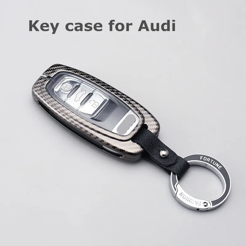 Чехол для автомобильного ключа, чехол для Audi A6 A7 A8 A4 A5 B5 B6 Q7 TT R8 S5 из углеродного волокна, автомобильные умные аксессуары, брелок для ключей
Чехол для автомобильного ключа, чехол для Audi A6 A7 A8 A4 A5 B5 B6 Q7 TT R8 S5 из углеродного волокна, автомобильные умные аксессуары, брелок для ключей