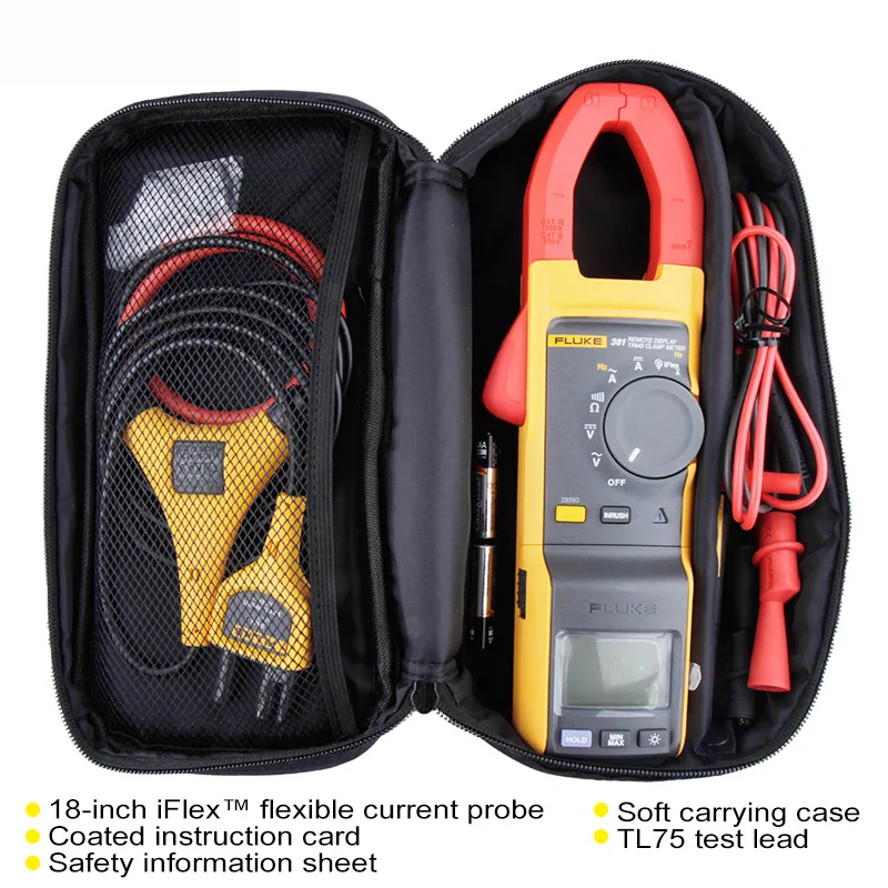 Fluke 381 TRMS Clamp Meter Remote Display High Voltage 1000A AC/DC Current Digital Clamp Meter with Detachable Display
Fluke 381 TRMS Clamp Meter Remote Display High Voltage 1000A AC/DC Current Digital Clamp Meter with Detachable Display