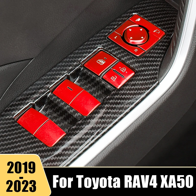 Car Accessories For Toyota RAV4 XA50 2019-2021 2022 2023 Hybrid Window Glass Lift Button Stickers Door Lock Unlock Cover Trims
Car Accessories For Toyota RAV4 XA50 2019-2021 2022 2023 Hybrid Window Glass Lift Button Stickers Door Lock Unlock Cover Trims
