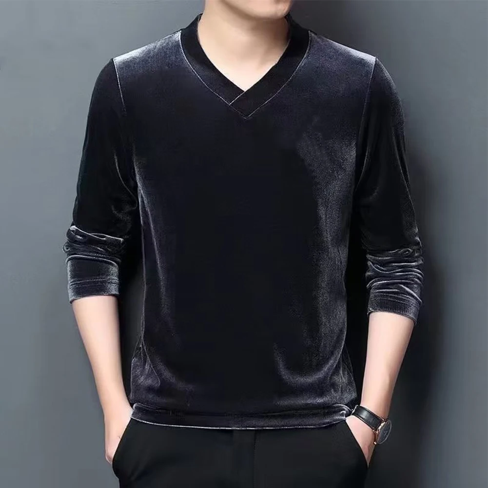 Undershirt Top Autumn Spring T-Shirt Tops Basic V-neck Blouse Velvet Breathable Warm Casual Slim Fit Soft Elasticity
Undershirt Top Autumn Spring T-Shirt Tops Basic V-neck Blouse Velvet Breathable Warm Casual Slim Fit Soft Elasticity