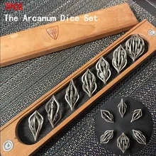 The Arcanum Dice Set 7PCS DND Dice 3D Metal Printed Resin Dice RPG Dice for Table Games Exquisite Gift Box Family Board Game
The Arcanum Dice Set 7PCS DND Dice 3D Metal Printed Resin Dice RPG Dice for Table Games Exquisite Gift Box Family Board Game