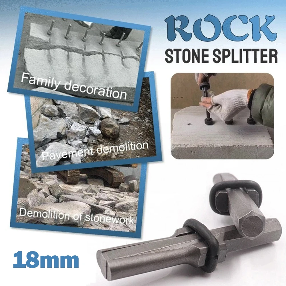 Concrete Rock Stone Splitters Quarrying Tools 105mm Chromium Vanadium Alloy Steel Grey High Hardness Toughness Hand Tool
Concrete Rock Stone Splitters Quarrying Tools 105mm Chromium Vanadium Alloy Steel Grey High Hardness Toughness Hand Tool
