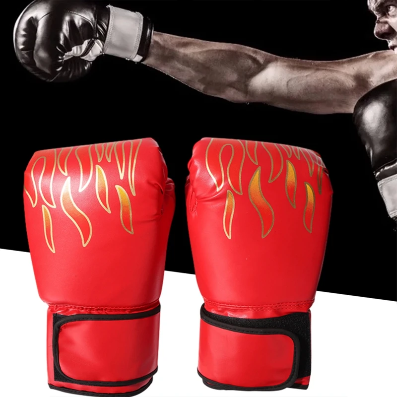 

Профессиональные боксерские тренировочные боевые перчатки, 1 пара, рандомный мешок, перчатки, оборудование, дышащие спортивные варежки, перчатки