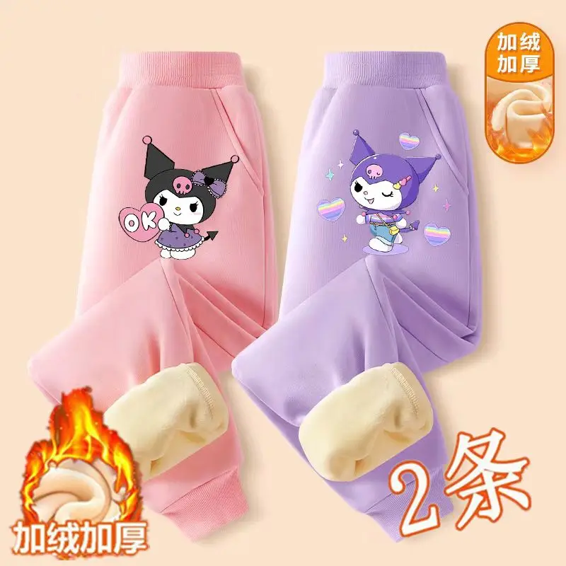 Kuromi Girls' Velvet Medium Thick Pants Autumn and Winter New Children's Sports Pants Medium and Large Children's Warm Trousers
Kuromi Girls' Velvet Medium Thick Pants Autumn and Winter New Children's Sports Pants Medium and Large Children's Warm Trousers