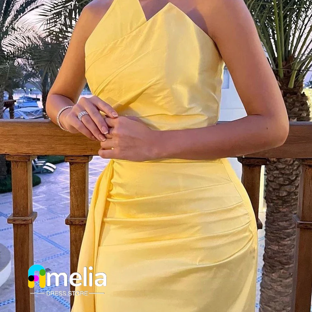 Amelia Yellow Strapless Neckline Prom Dress Sleeveless Evening Gowns With Ankle Length Summer Women Wedding Party Dress 2023
Amelia Yellow Strapless Neckline Prom Dress Sleeveless Evening Gowns With Ankle Length Summer Women Wedding Party Dress 2023