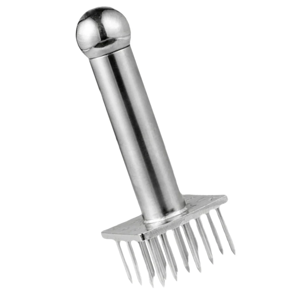 Meat Tenderizing Tool with Needles Chicken Beef Mallet Stainless Steel Hammer Kitchen Tool (18-pin)
Meat Tenderizing Tool with Needles Chicken Beef Mallet Stainless Steel Hammer Kitchen Tool (18-pin)