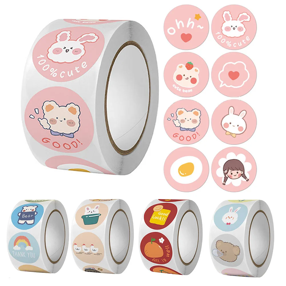 500pcs Lovely Rabbit Stickers Sealing Labels Reward Sticker for School Teacher Cute Animals Kids Stationery Sticker Gift Decor
500pcs Lovely Rabbit Stickers Sealing Labels Reward Sticker for School Teacher Cute Animals Kids Stationery Sticker Gift Decor