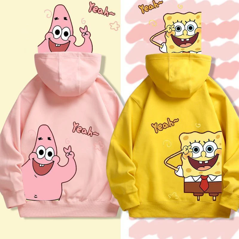 Animation Spongebob Squarepants Cartoon Polyester Sweater for Autumn and Winter Thin or Fleeced Long-Sleeved Hooded Sweatshirt
Animation Spongebob Squarepants Cartoon Polyester Sweater for Autumn and Winter Thin or Fleeced Long-Sleeved Hooded Sweatshirt