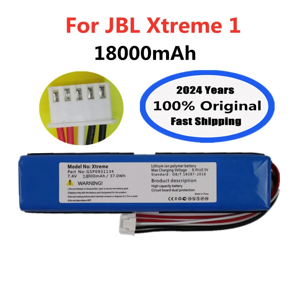 2024 год, 100% оригинальный аккумулятор для динамика GSP0931134 для JBL Xtreme 1 Xtreme1, 18000 мАч, плеер, аккумулятор для динамика
2024 год, 100% оригинальный аккумулятор для динамика GSP0931134 для JBL Xtreme 1 Xtreme1, 18000 мАч, плеер, аккумулятор для динамика