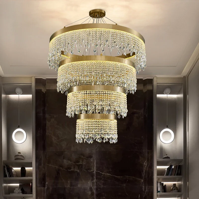 Postmodern Crystal Chandelier Lighting Nordic Villa Living Room Hall Crystal Pendant Light NEW Bedroom Dining Room Hanging Lamps
Postmodern Crystal Chandelier Lighting Nordic Villa Living Room Hall Crystal Pendant Light NEW Bedroom Dining Room Hanging Lamps