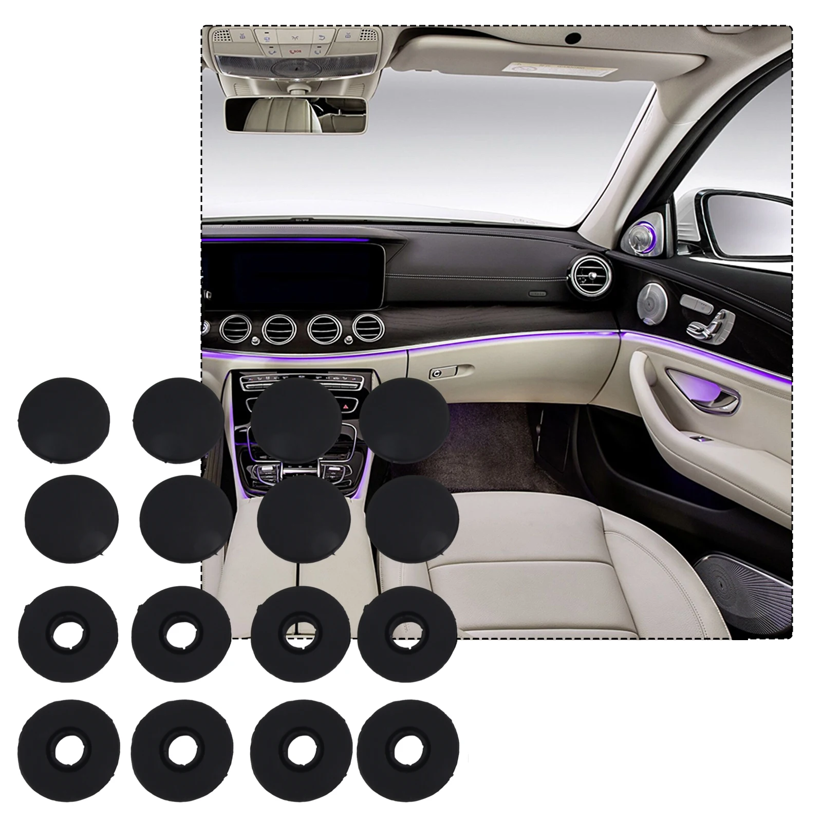 Reliable Fixing Clips for Car Floor Mats, No More Slipping or Bunching, Specifically Designed for Mercedes for Benz
Reliable Fixing Clips for Car Floor Mats, No More Slipping or Bunching, Specifically Designed for Mercedes for Benz