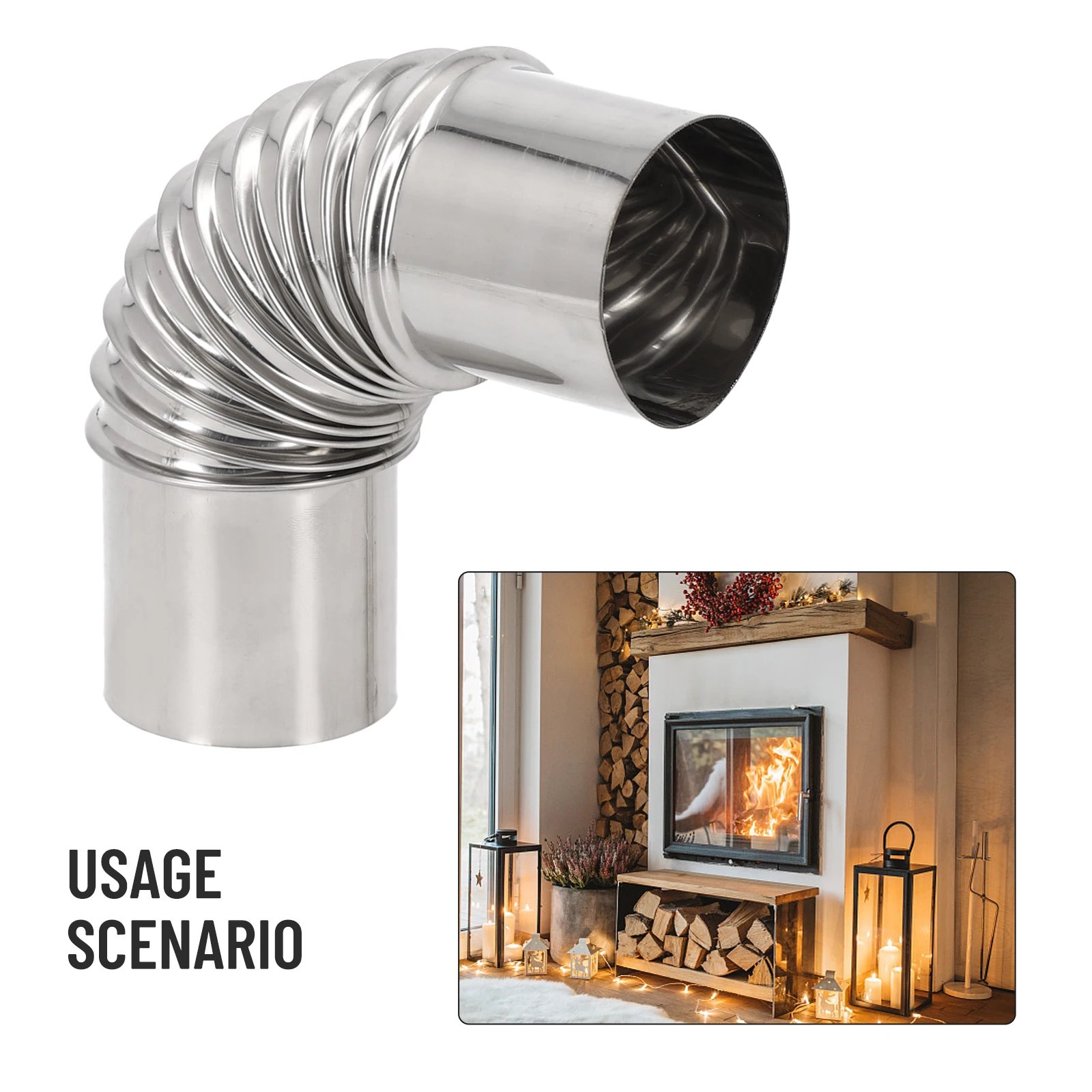 Stove FlueSteel Flue Pipe Elbow Rain Cap Pipes Chimney Liner Flue For Stove Heater Exhaust Pipe 50/60/70/80/90/100mm
Stove FlueSteel Flue Pipe Elbow Rain Cap Pipes Chimney Liner Flue For Stove Heater Exhaust Pipe 50/60/70/80/90/100mm