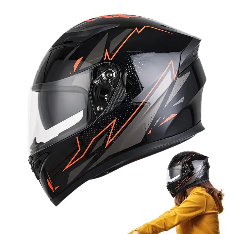 Motorcycle Hat For Men Full Face Dual Visor Motocross Motorcycle Dirt Bike Snowmobile Hat With Extra Clear Visor And Dual Lens
Motorcycle Hat For Men Full Face Dual Visor Motocross Motorcycle Dirt Bike Snowmobile Hat With Extra Clear Visor And Dual Lens
