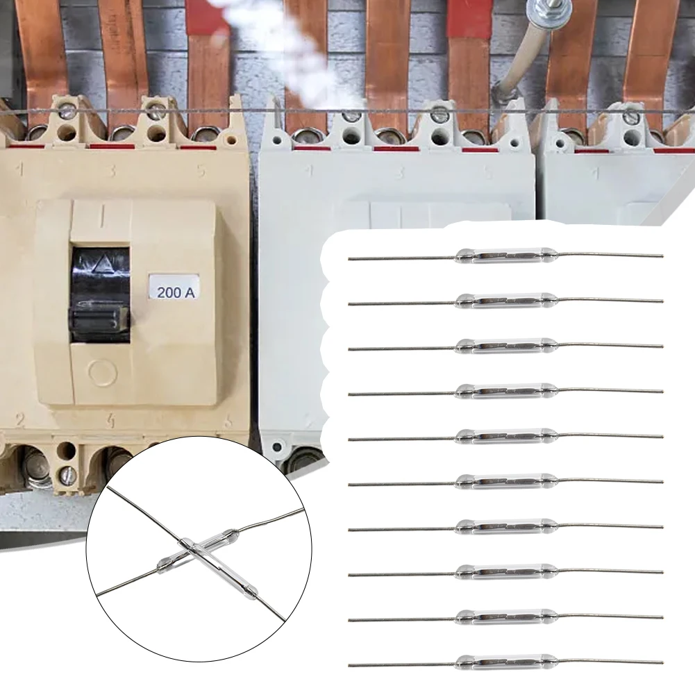 10pcs Reed Switch Magnetic Switch 2 X 14mm Normally Open Induction Switch 10W 100VDC For IoT Projects Glass Reed Switch
10pcs Reed Switch Magnetic Switch 2 X 14mm Normally Open Induction Switch 10W 100VDC For IoT Projects Glass Reed Switch
