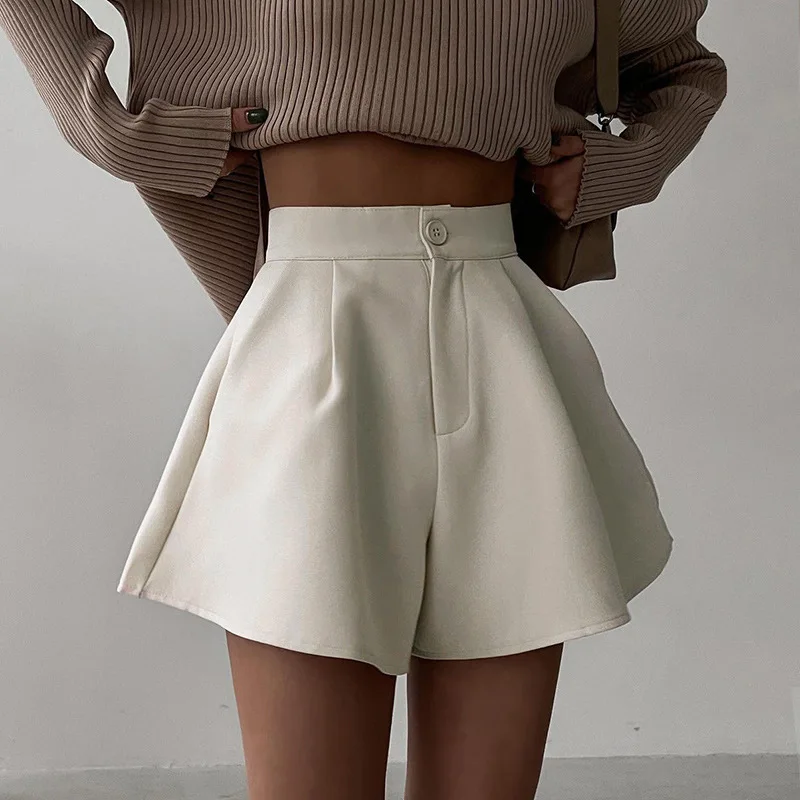 Women High Waist Shorts Summer Casual Loose A-line Wide Leg Short Pants Solid Fashion Pocket Office Lady Trousers Streetwear
Women High Waist Shorts Summer Casual Loose A-line Wide Leg Short Pants Solid Fashion Pocket Office Lady Trousers Streetwear