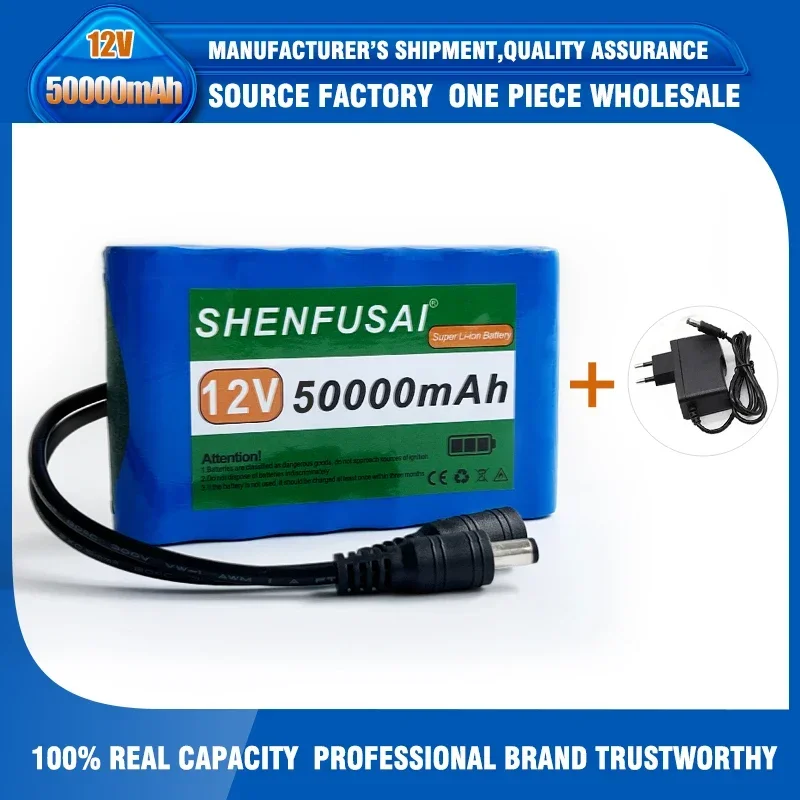 NEW Portable Super 12V 50000mah Battery Rechargeable Lithium Ion Battery Pack Capacity DC 12.6v 30Ah CCTV Cam Monitor + Charger
NEW Portable Super 12V 50000mah Battery Rechargeable Lithium Ion Battery Pack Capacity DC 12.6v 30Ah CCTV Cam Monitor + Charger