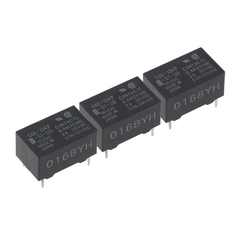 G6E-134P-ST-US-5VDC 12 в пост. Тока 24 в пост. Тока Оригинальное реле совершенно новое 5-контактное
G6E-134P-ST-US-5VDC 12 в пост. Тока 24 в пост. Тока Оригинальное реле совершенно новое 5-контактное