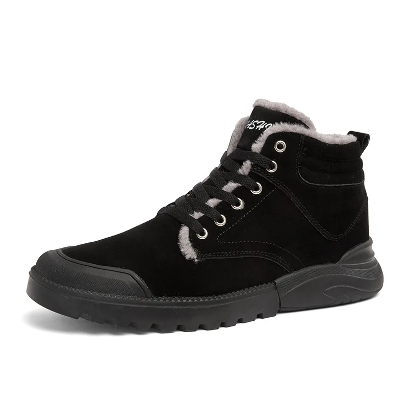 Winter High-top Warm Sneakers Men's Non-slip Plus Velvet Casual Walking Shoes Comfortable Wear-resistant Outdoor Male Sneakers
Winter High-top Warm Sneakers Men's Non-slip Plus Velvet Casual Walking Shoes Comfortable Wear-resistant Outdoor Male Sneakers