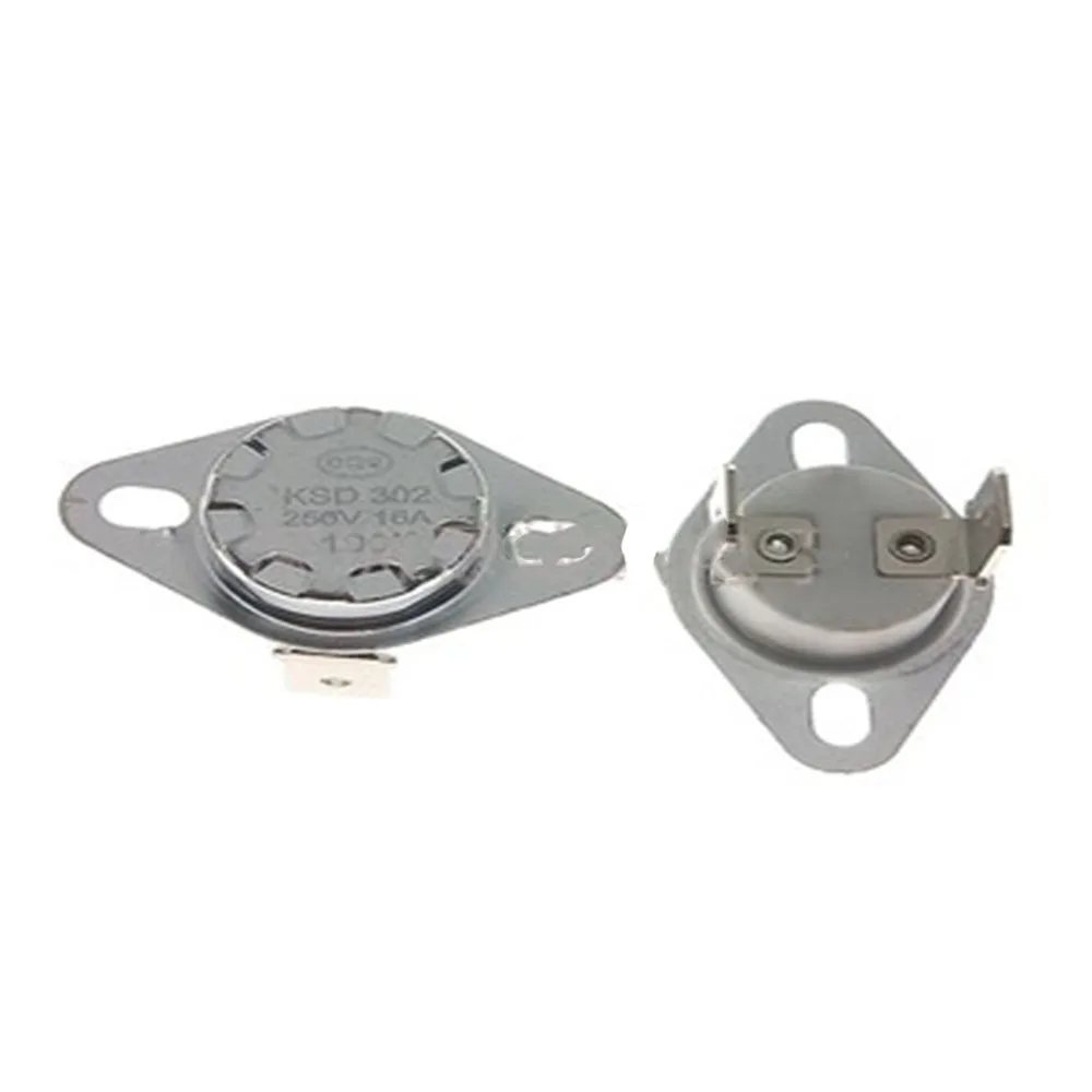 KSD301 250V 10A/16A 40 45 50 55 60 65 70 75 80 85 90 95 ~ 130 Celsius Degree 90 angle feet Normally Close Thermal Control Switch
KSD301 250V 10A/16A 40 45 50 55 60 65 70 75 80 85 90 95 ~ 130 Celsius Degree 90 angle feet Normally Close Thermal Control Switch