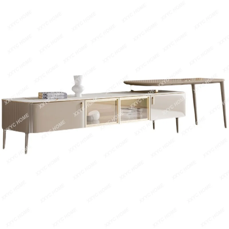 Stone Plate Coffee Table TV Cabinet Combination Modern Simple and Light Luxury Small Apartment TV Floor Cabinet Living Room
Stone Plate Coffee Table TV Cabinet Combination Modern Simple and Light Luxury Small Apartment TV Floor Cabinet Living Room