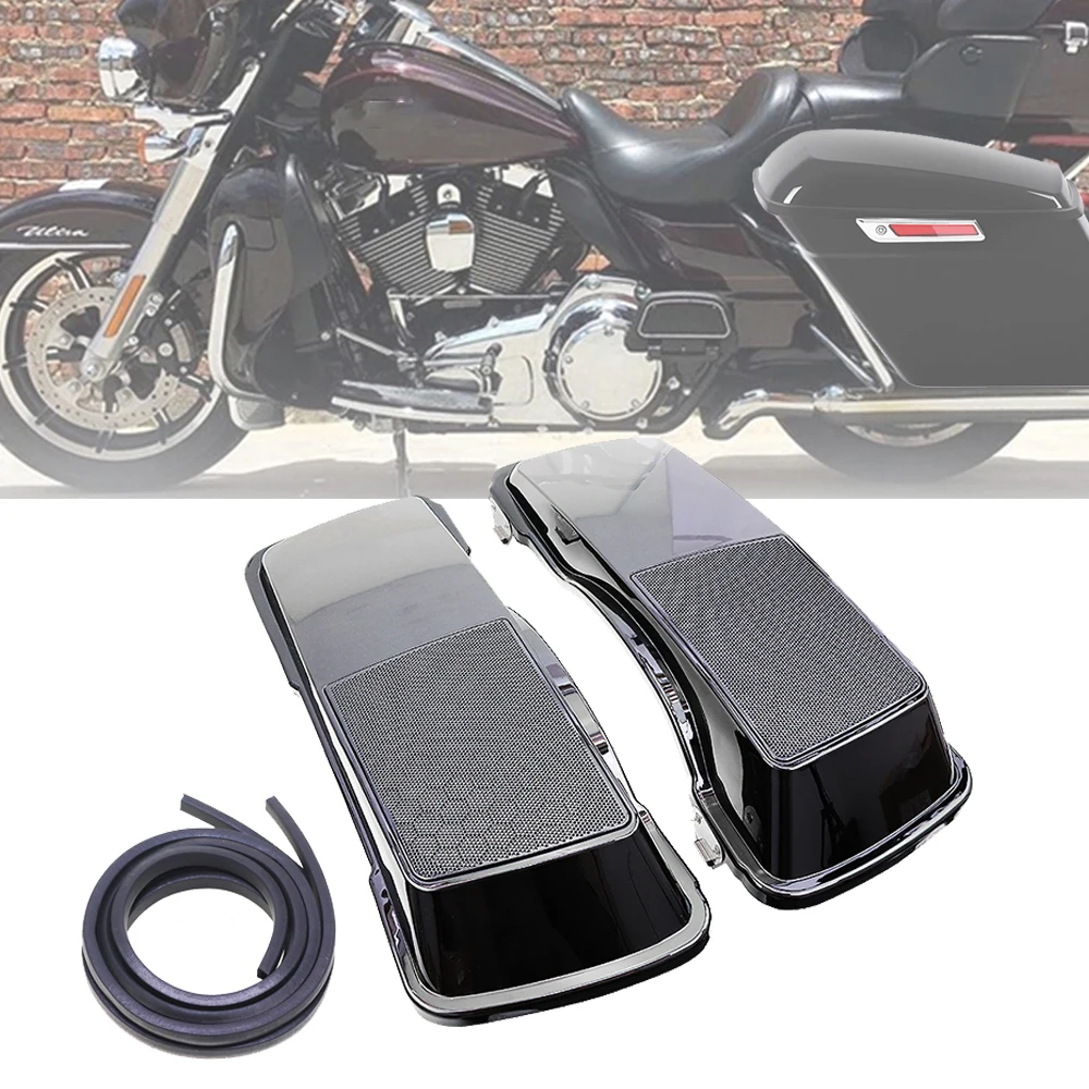 

Motorcycle 6"x9" Speaker Saddlebag Lids For Harley Touring Bagger Electra Street Glide Road King FLHX 1993-2013 2010 2011 2012