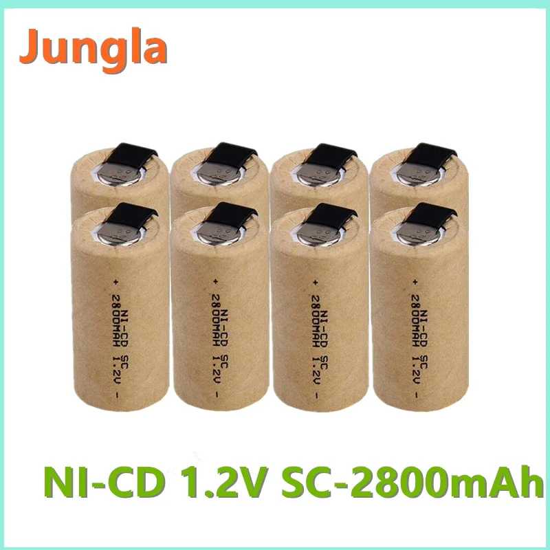 New nickel cadmium Ni-Cd SC 2800mAh 1.2V battery vacuum cleaner, electric drill, charging drill belt welding
New nickel cadmium Ni-Cd SC 2800mAh 1.2V battery vacuum cleaner, electric drill, charging drill belt welding