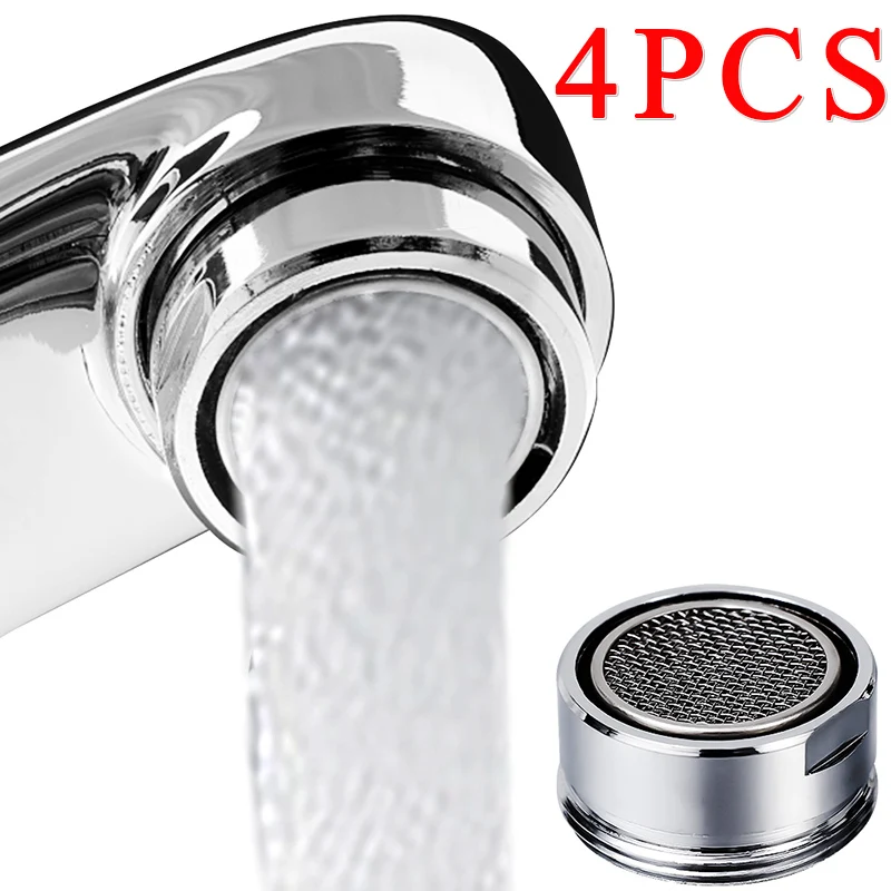 

4/1Pcs Water Saving Aerator Taps Bathroom Kitchen Faucet Bubbler Filter Spout Net Soft Flower Water Mouth Prevent Splash Wrench