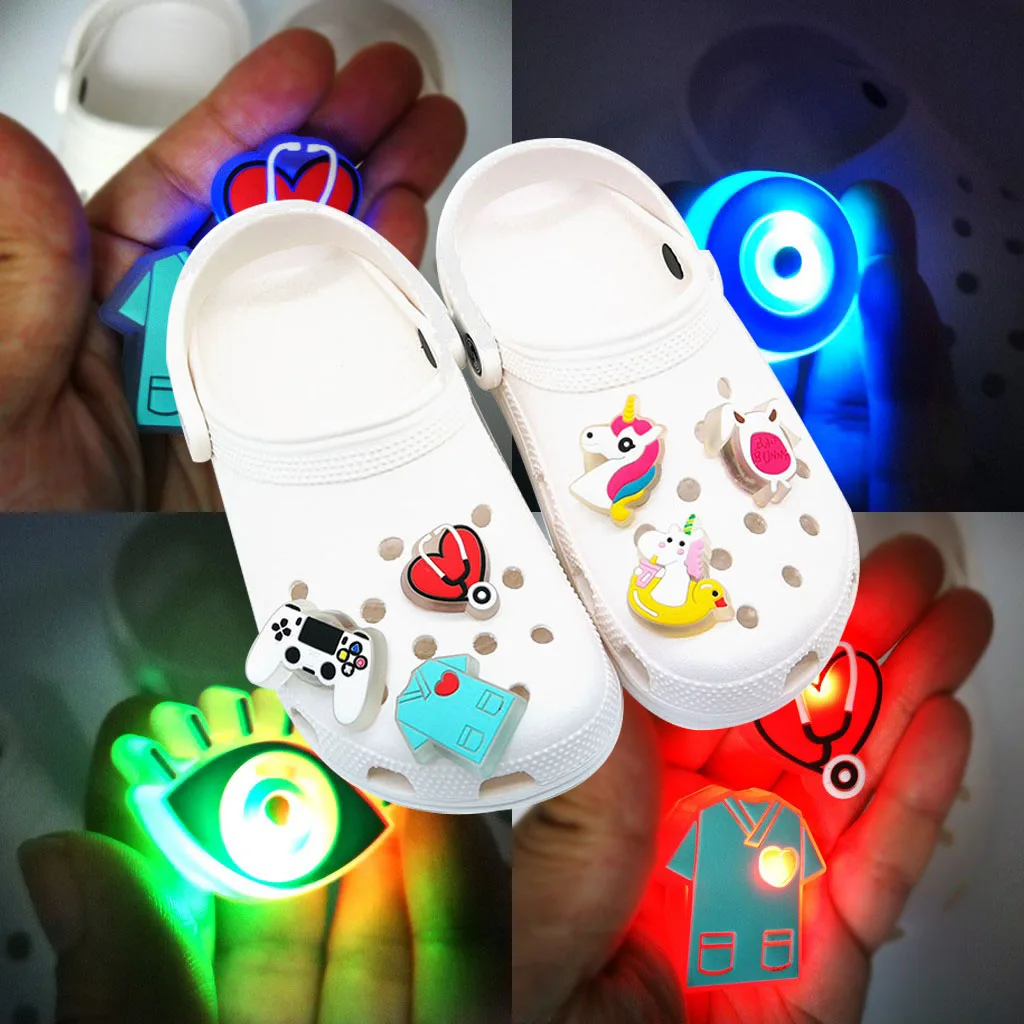 10pcs LED Bad Bunny Croc Charms Accessories Sneakers Shoe Decorations Pins for Croc Woman Men Unicorns Croc Jeans Dropshipping
10pcs LED Bad Bunny Croc Charms Accessories Sneakers Shoe Decorations Pins for Croc Woman Men Unicorns Croc Jeans Dropshipping
