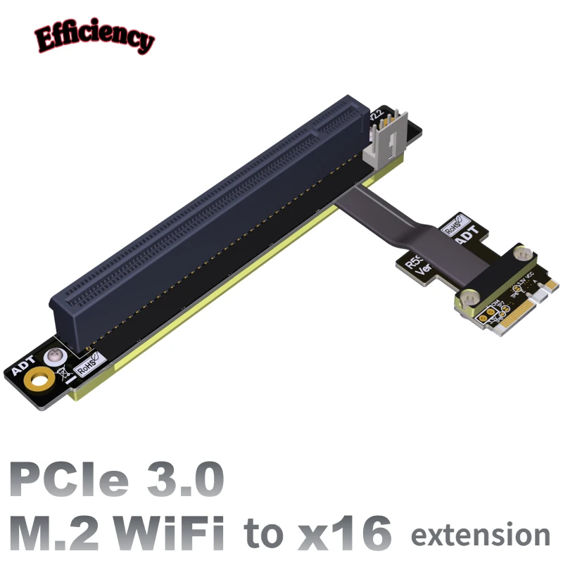 ADT R53SF Riser M.2 NGFF WiFi Key A.E To PCIe 3.0 4.0 X16 Extender Adapter Extension Cable PCI Express PCI-E 16x 5cm-100cm
ADT R53SF Riser M.2 NGFF WiFi Key A.E To PCIe 3.0 4.0 X16 Extender Adapter Extension Cable PCI Express PCI-E 16x 5cm-100cm